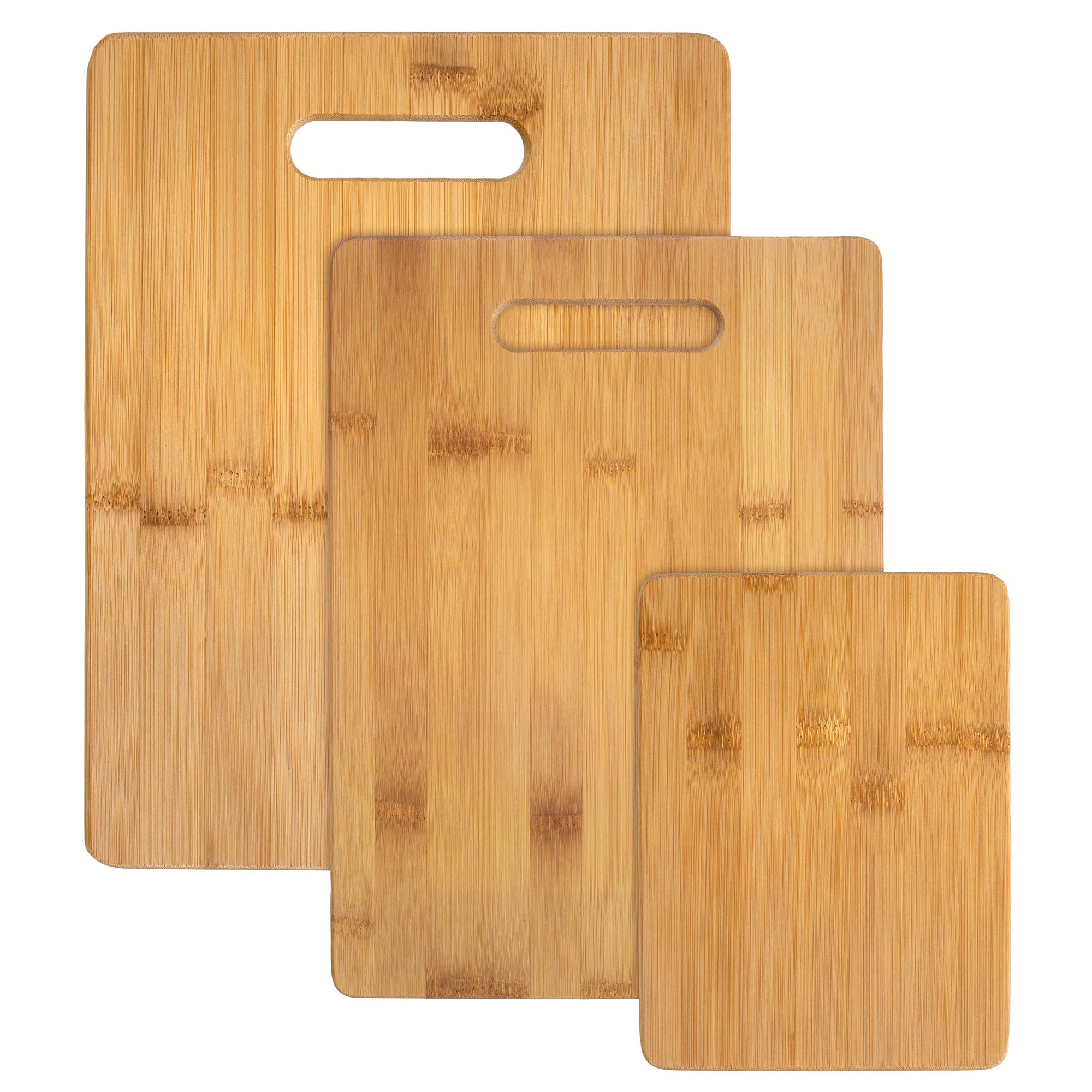 Organic Bamboo Cutting Board Set