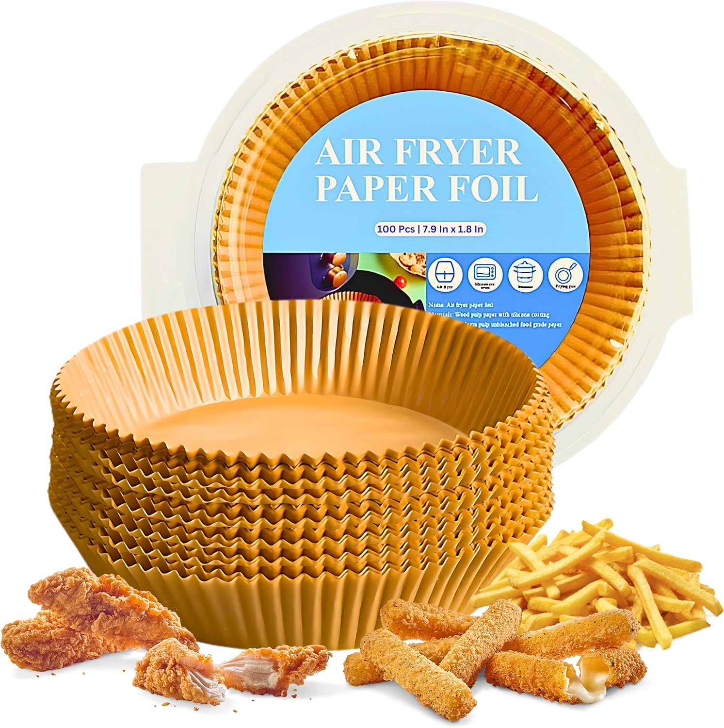 Air Fryer Liners for 3-5 QT